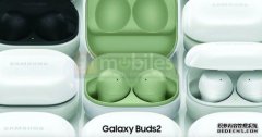 三星Galaxy Buds 2渲染图全曝光 4种配色